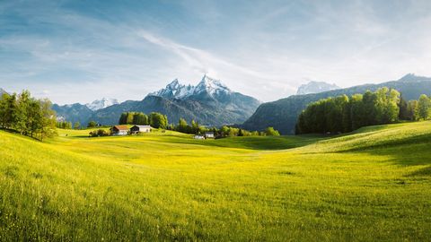 Alpen im Frühling auf einer Österreich Reise mit sz-Reisen