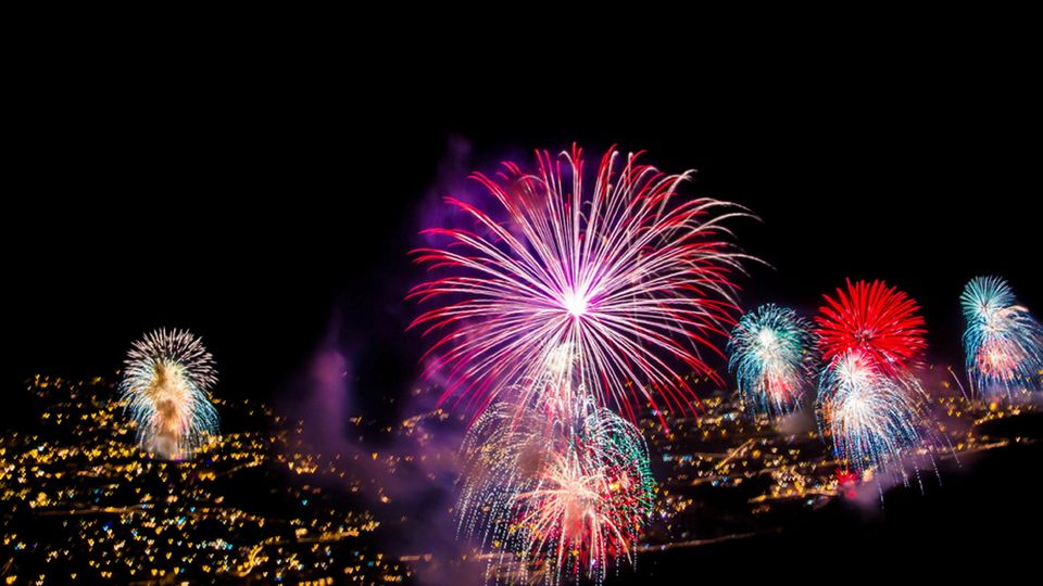 Feuerwerk zum Jahreswechsel