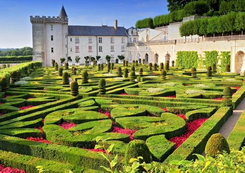 Villandry Castle mit Garten