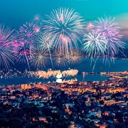 Feuerwerk über Cannes