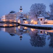 Budweis im Winter