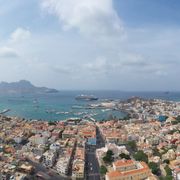 Panorama der Hauptstadt Praia in Kap Verde