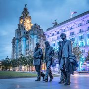 The Beatles vor Three Gracies, Liverpool