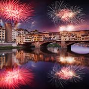 Feuerwerk über Florenz