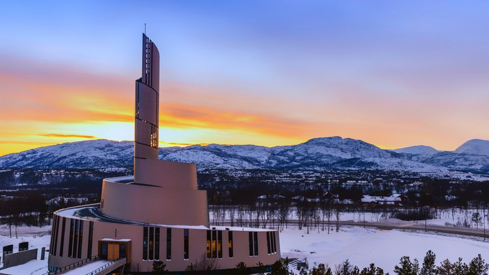 Northern Lights Cathedral, Alta, Norway