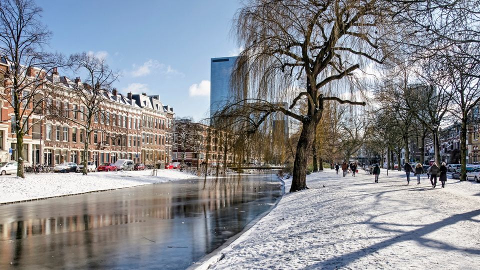 Rotterdam im Winter