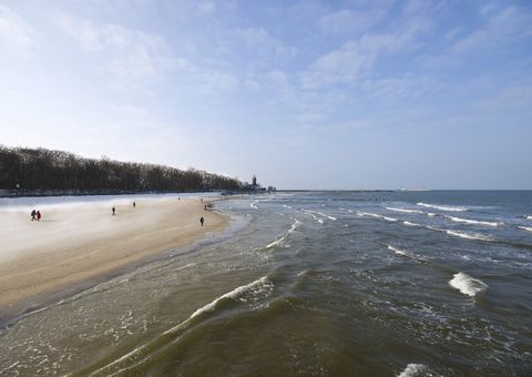 Kolberg, Strand im Winter (2) c