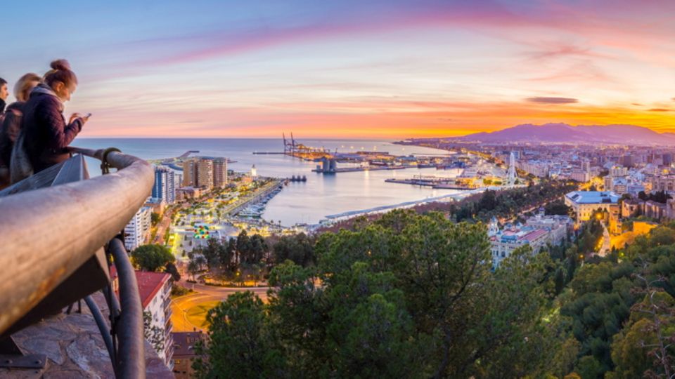 Malaga, Blick vom Berg