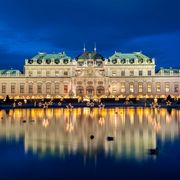 Wien Schloss Schönbrunn bei Nacht