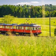 Flachstrecke mit Olitätenwagen